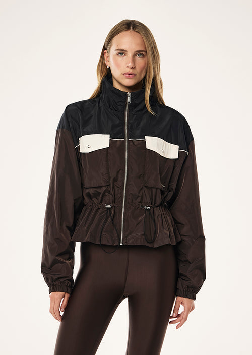 FRONTIER JACKET IN ESPRESSO BY P.E NATION
