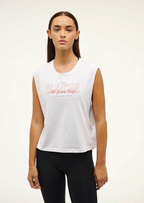 FULL OUT TANK IN GREY MARLE