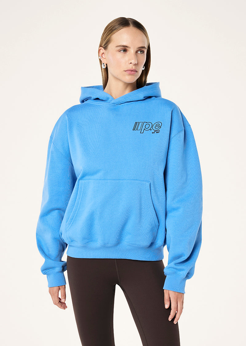 GLIDE HOODIE IN MARINA BLUE BY P.E NATION