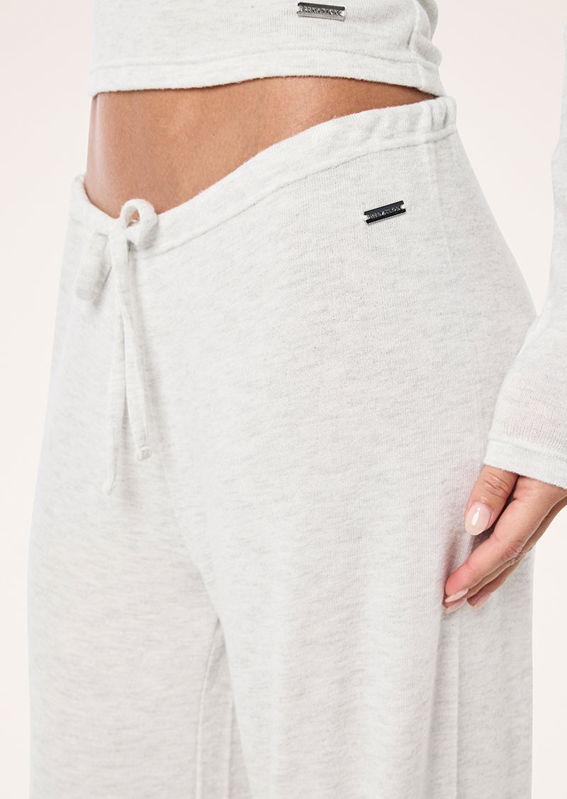 HAVEN PANT IN SNOW MARLE BY P.E NATION, WMOEN'S ATHLEISURE LOUNGE PANTS