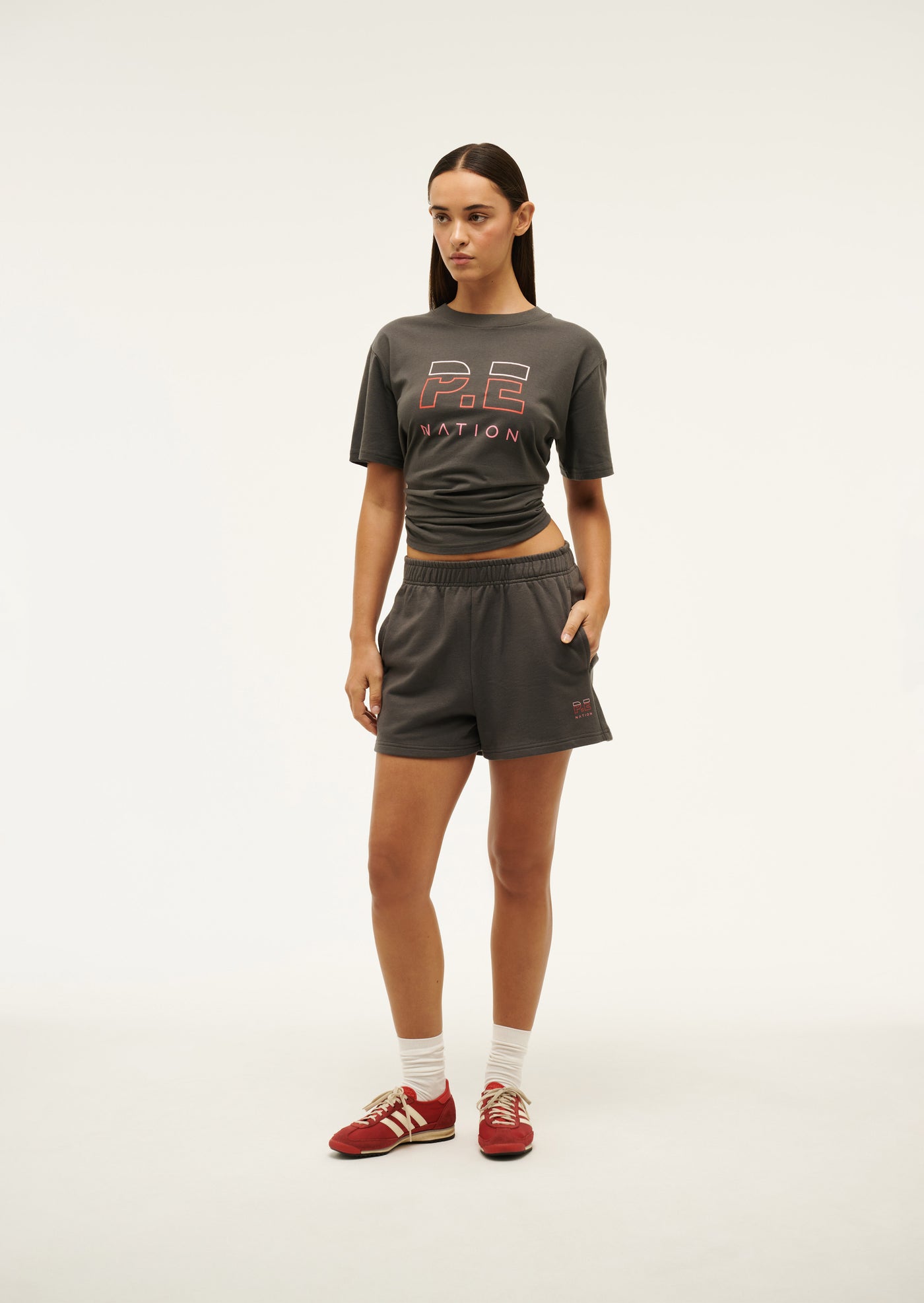 HEADS UP SHORT IN GUNMETAL