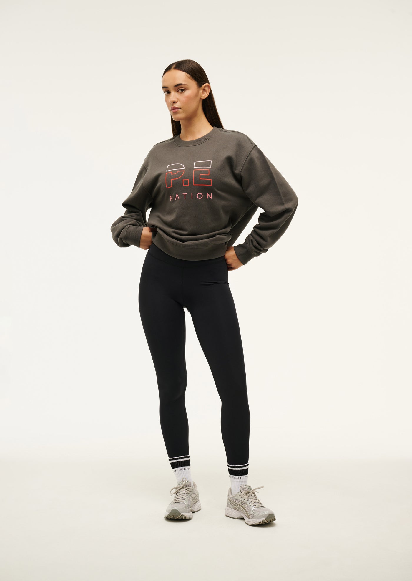 HEADS UP SWEAT IN GUNMETAL