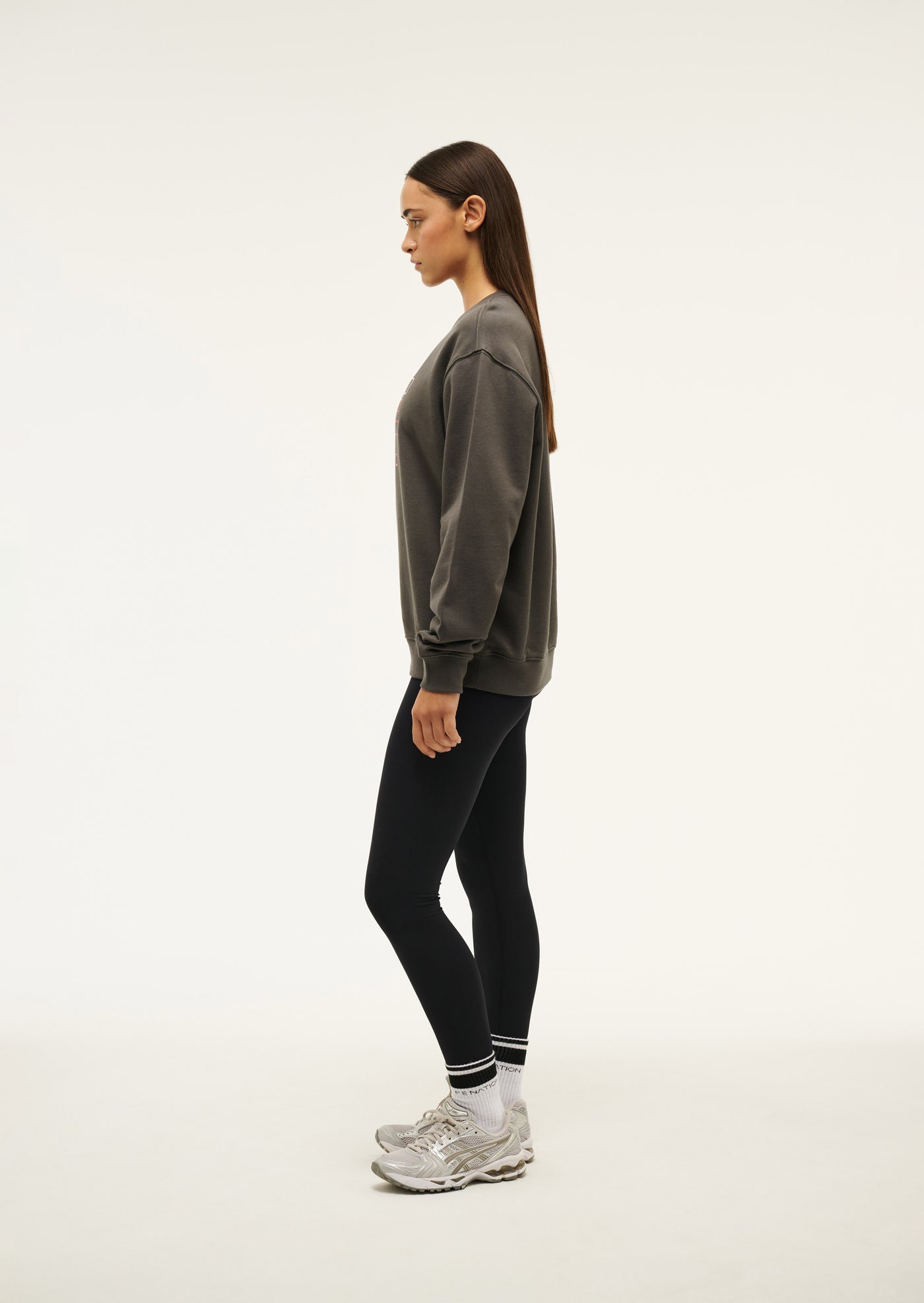 HEADS UP SWEAT IN GUNMETAL