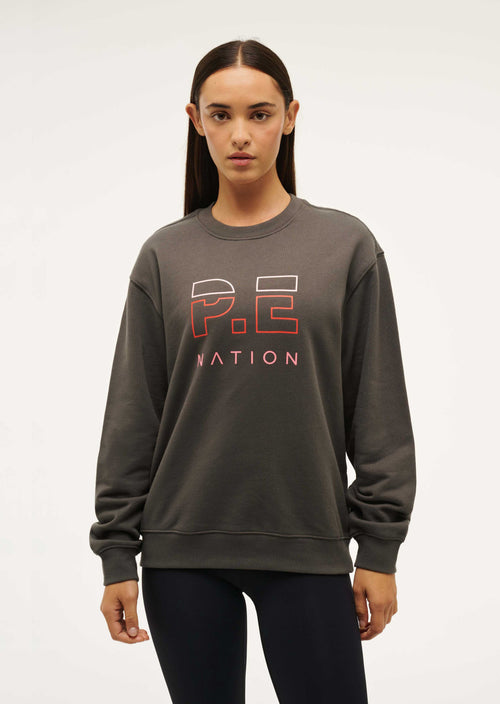HEADS UP SWEAT IN GUNMETAL
