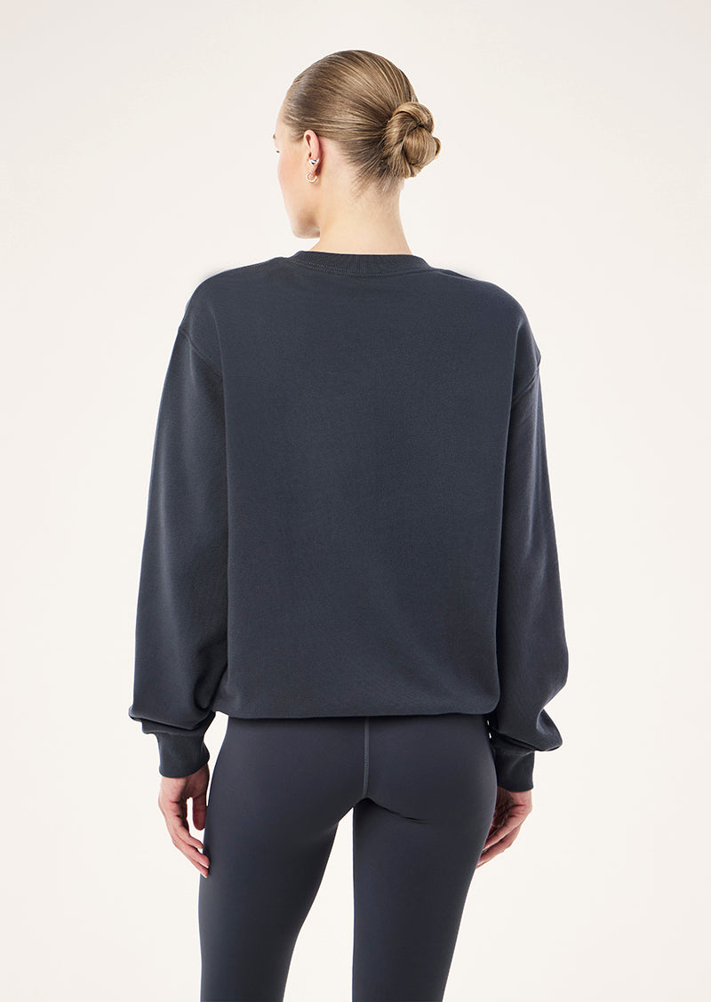 HEADS UP SWEAT IN MARINE BLUE & STRAWBERRY