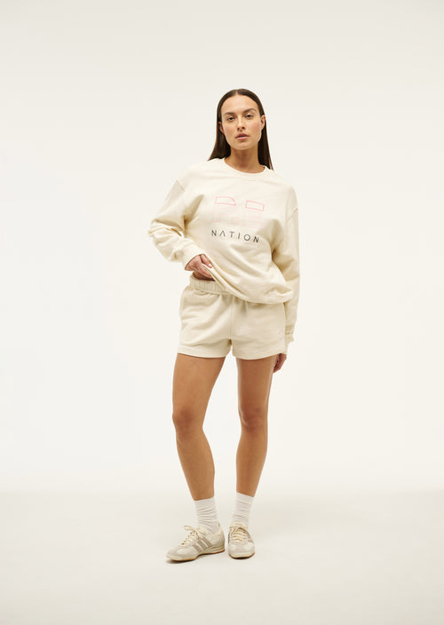 HEADS UP SHORT IN CREAM