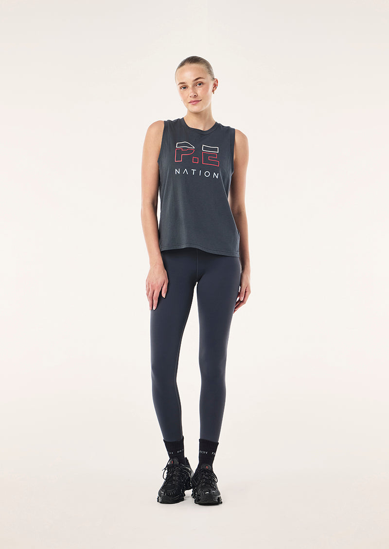 HEADS UP TANK - MARINE BLUE & STRAWBERRY