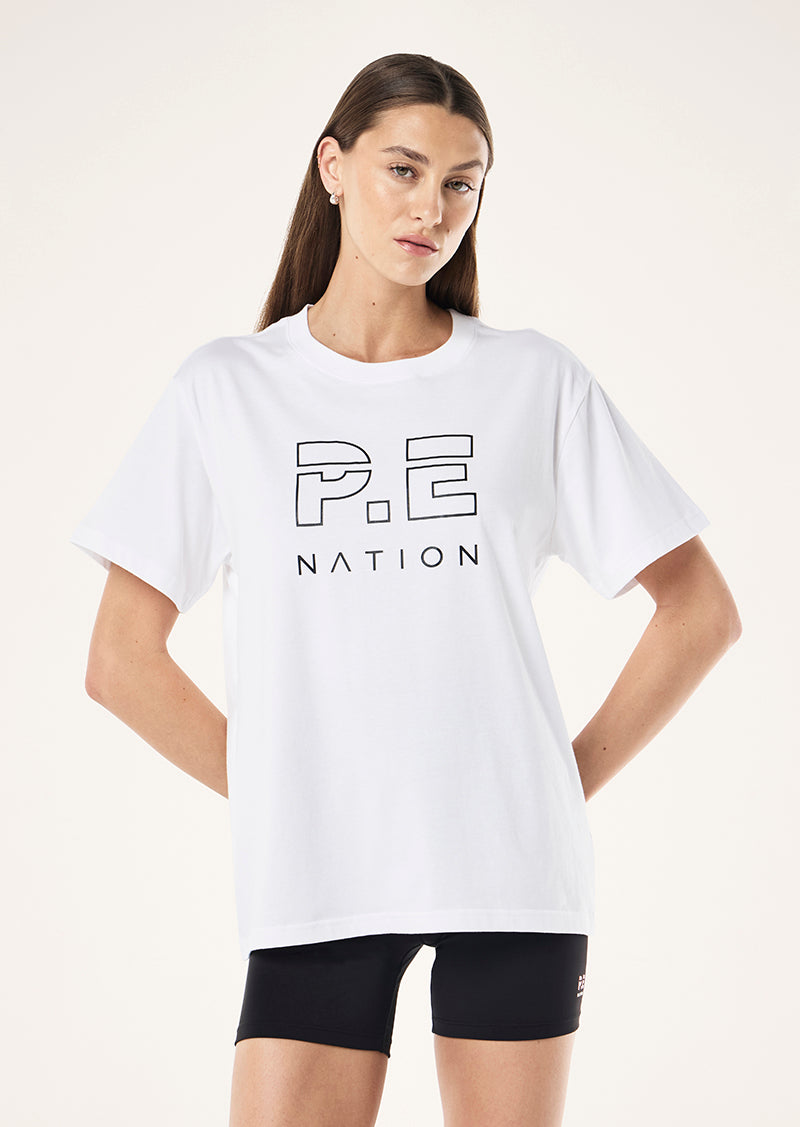 HEADS UP TEE IN OPTIC WHITE