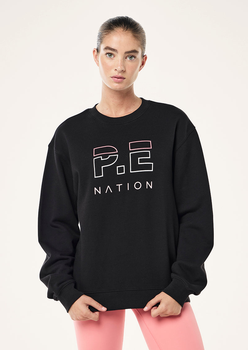 HEADS UP SWEAT IN BLACK