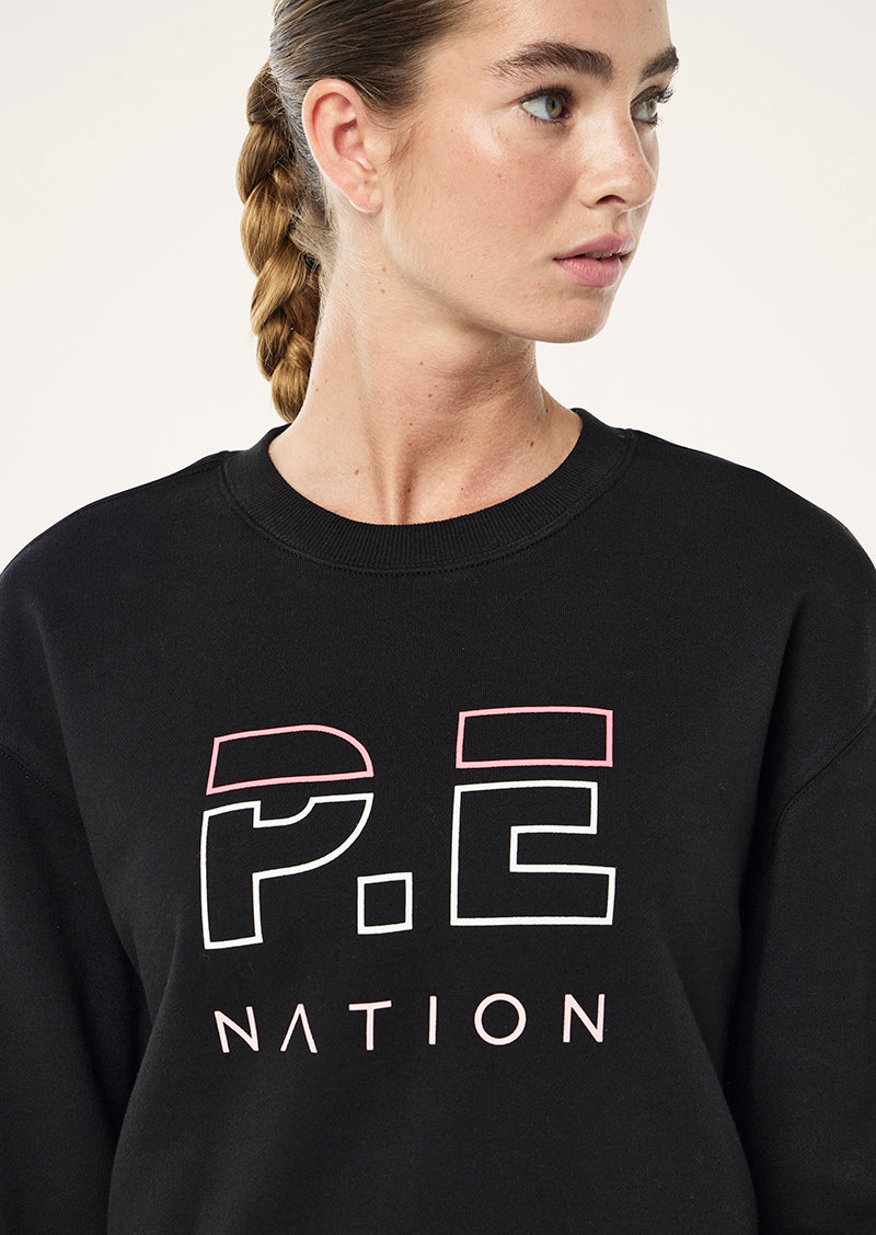 HEADS UP SWEAT IN BLACK
