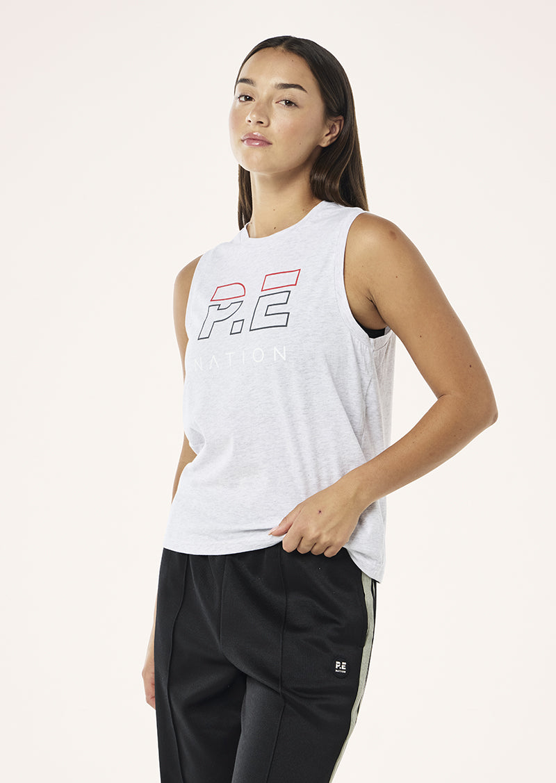 Heads Up Tank | Grey Marle | P.E Nation - P.E Nation Global Heads Up Tank | Grey Marle | P.E Nation - P.E Nation Global