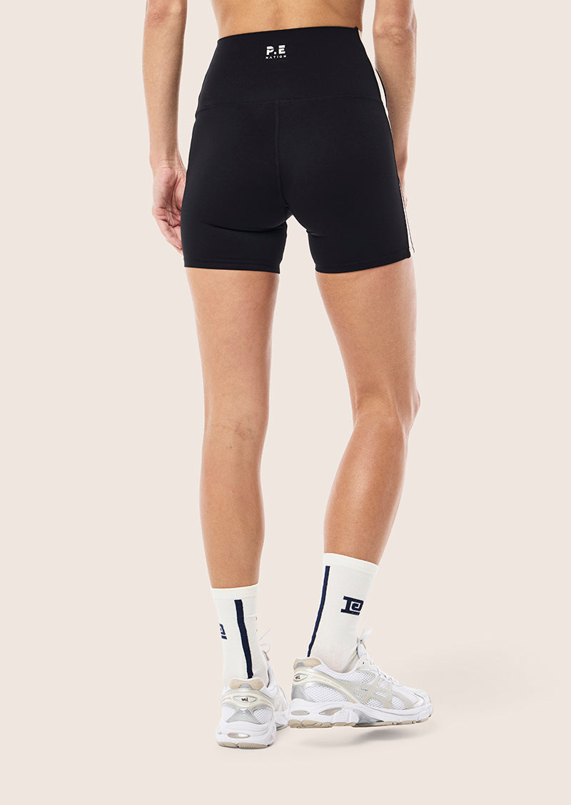 HIGHGATE 5" BIKE SHORT IN BLACK & CLOUD