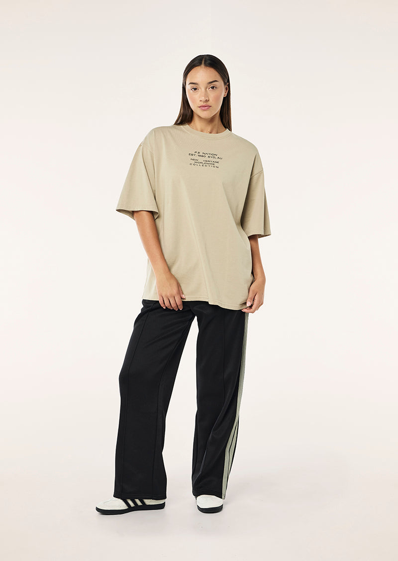 LAMONT TEE IN WASHED BISCUIT BY P.E NATION