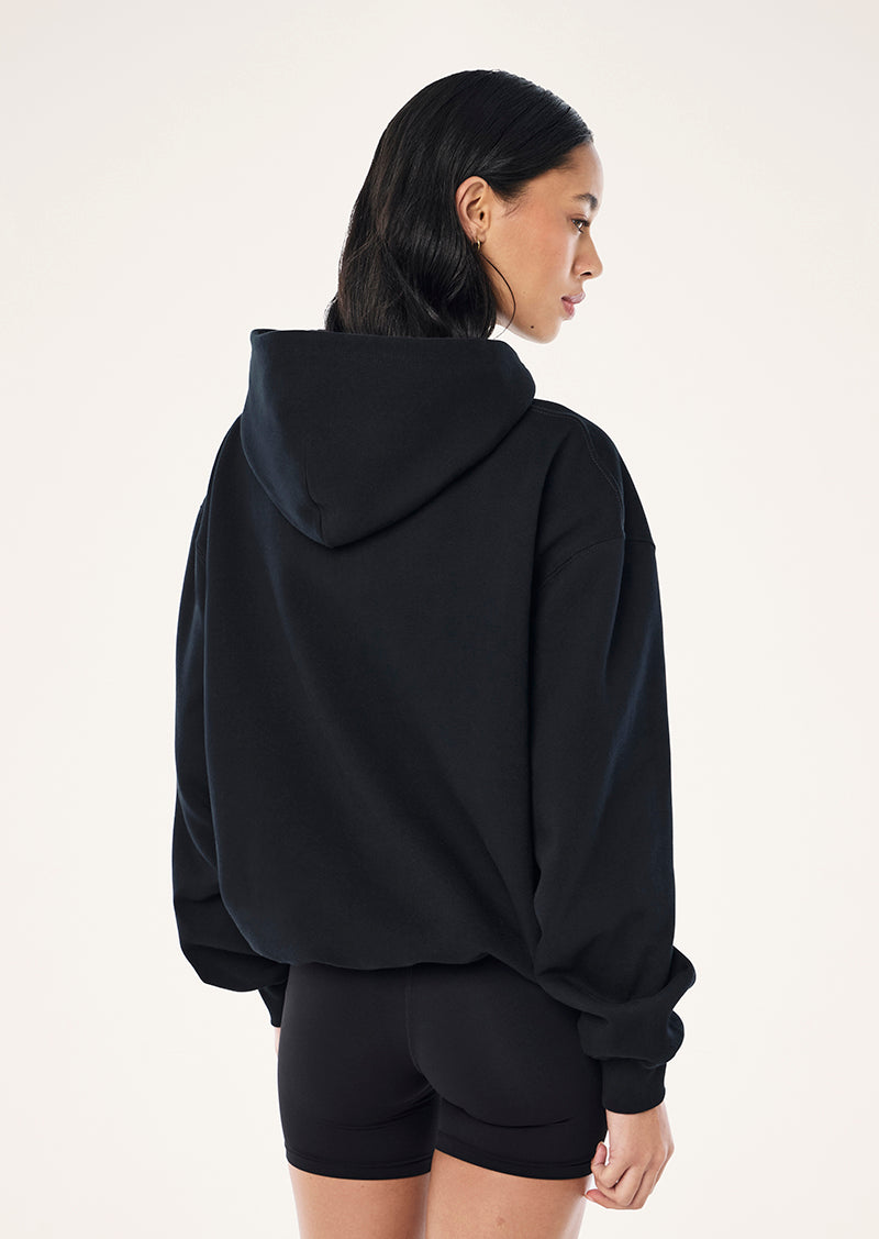 LEGACY 2.0 OVERSIZED HOODIE IN BLACK & WHISPER WHITE