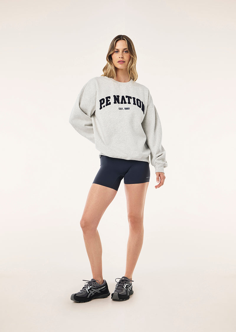 LEGACY OVERSIZED SWEAT IN GREY MARLE
