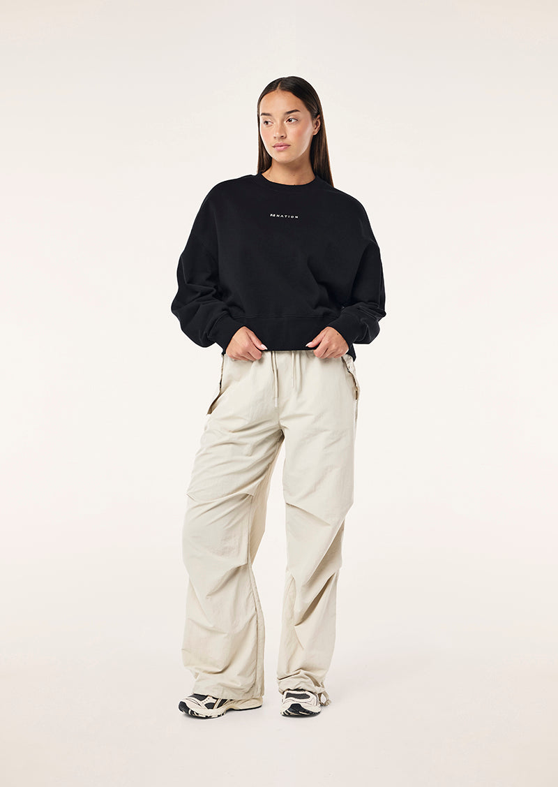 LENOX SWEAT IN BLACK