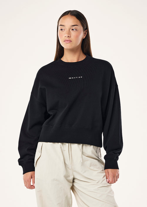 LENOX SWEAT IN BLACK