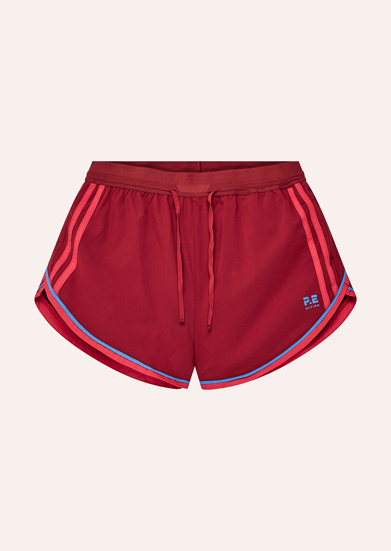 LINEAR RUNNING SHORT IN WHISPER WHITE BY P.E NATION, WOMEN'S RUNNING SHORT