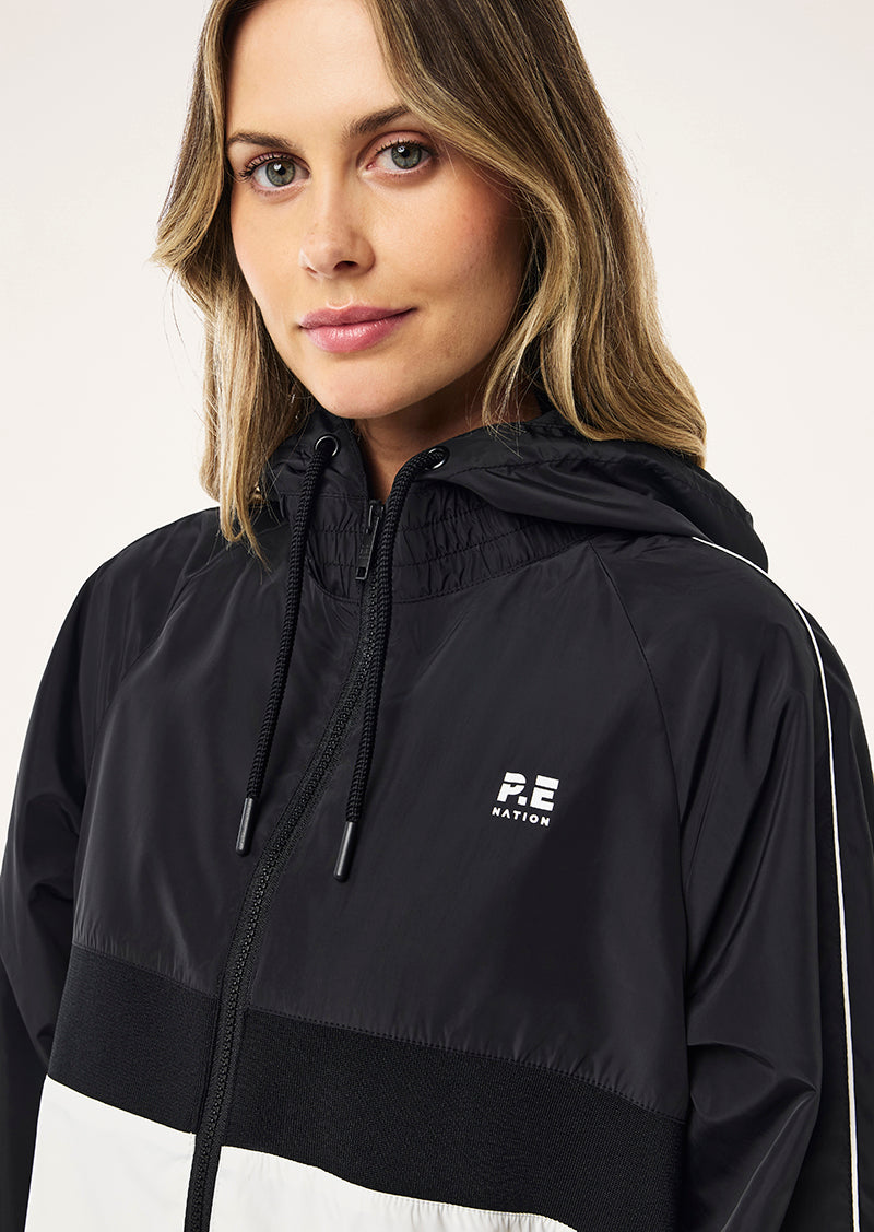 MAN DOWN JACKET IN BLACK & WHISPER WHITE