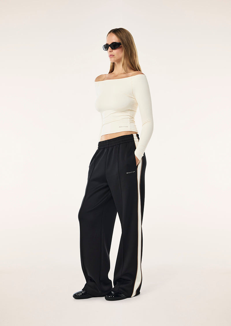 MAN DOWN TRACKPANT IN BLACK BY P.E NATION