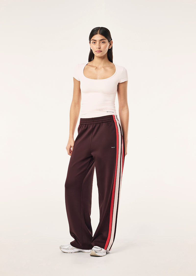 MAN DOWN TRACKPANT IN DARK PLUM BY P.E NATION