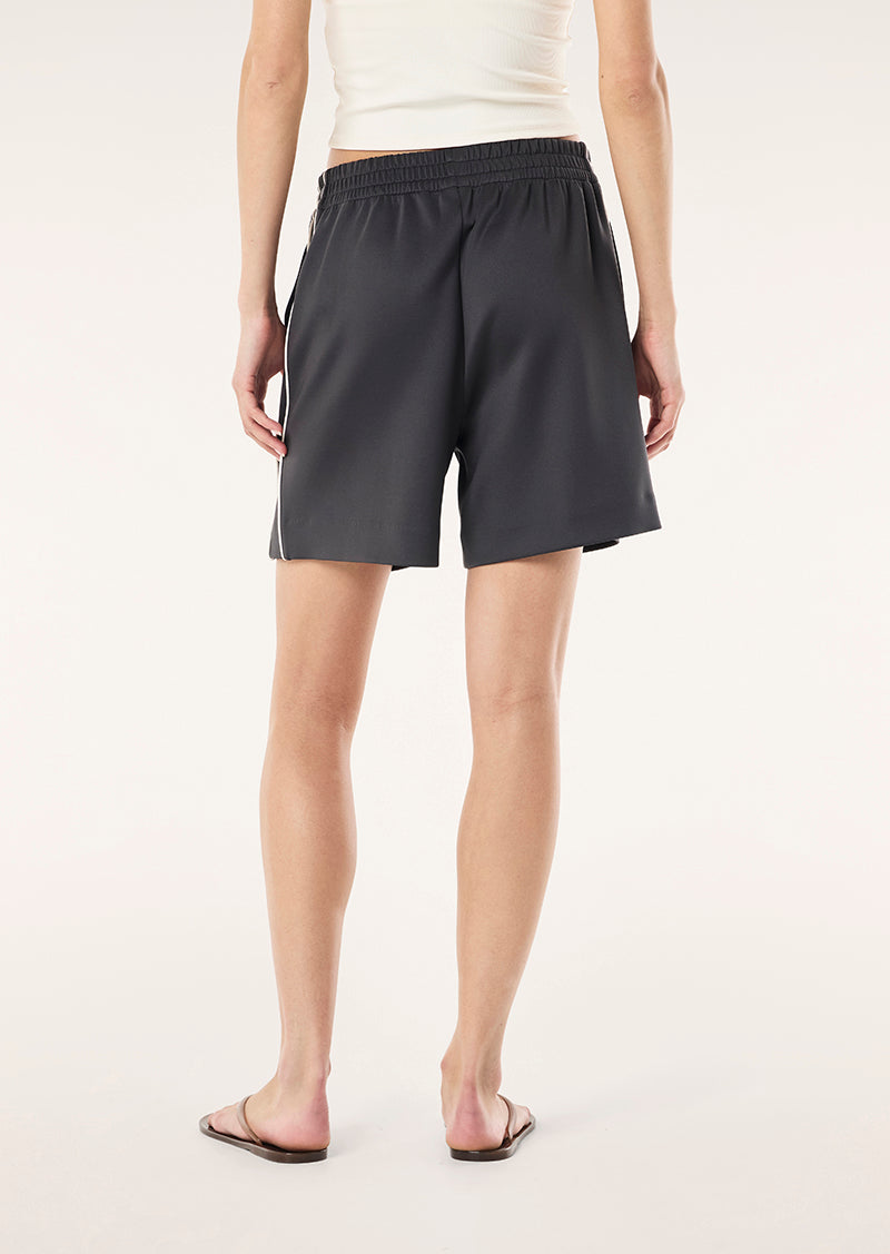 MAN DOWN TRACKSHORT IN ASPHALT BY P.E NATION WOMENS LEISURE SHORT BLUE