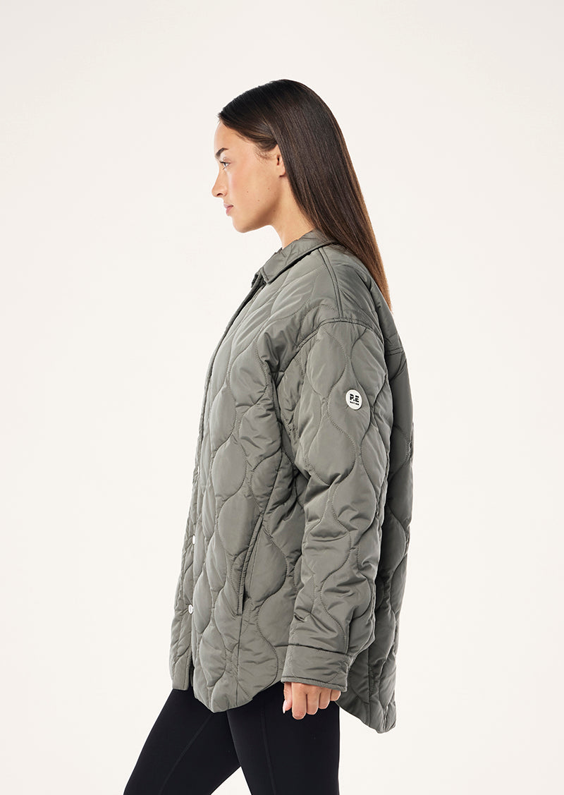 MOMENT JACKET IN DUSTY OLIVE