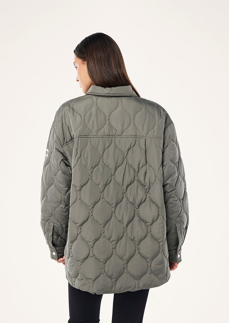 MOMENT JACKET IN DUSTY OLIVE