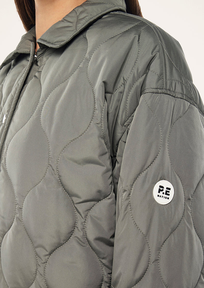 MOMENT JACKET IN DUSTY OLIVE