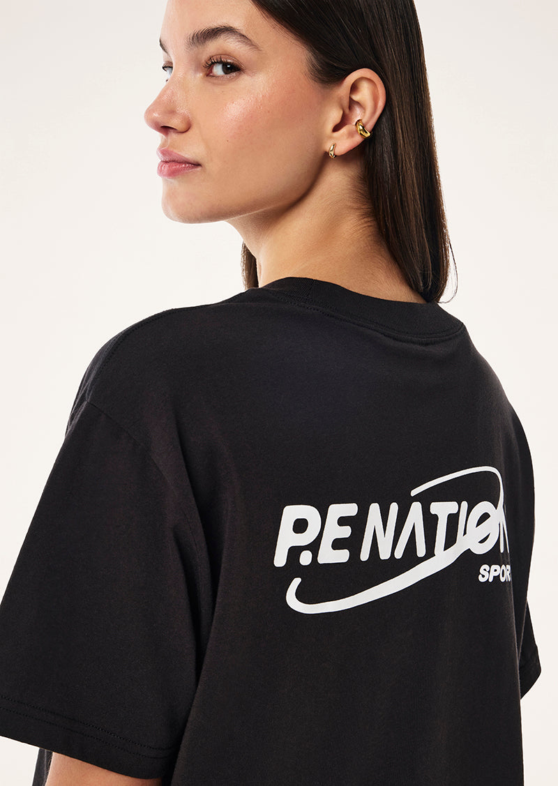 ORBIT RELAXED TEE IN BLACK