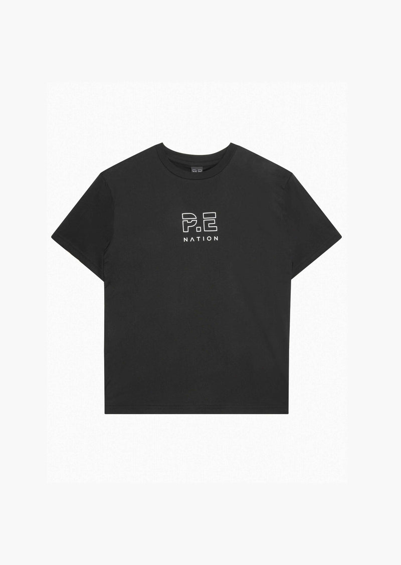 HEADS UP SS TEE IN BLACK