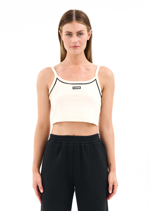 CALLISTO CROP IN PEARLED IVORY