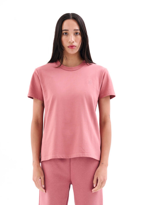 PRIMARY SLIM FIT TEE IN CANYON ROSE