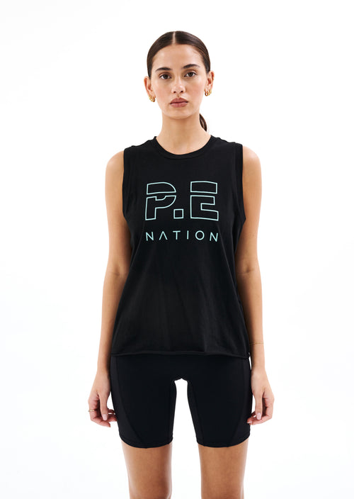 SHUFFLE TANK IN BLACK