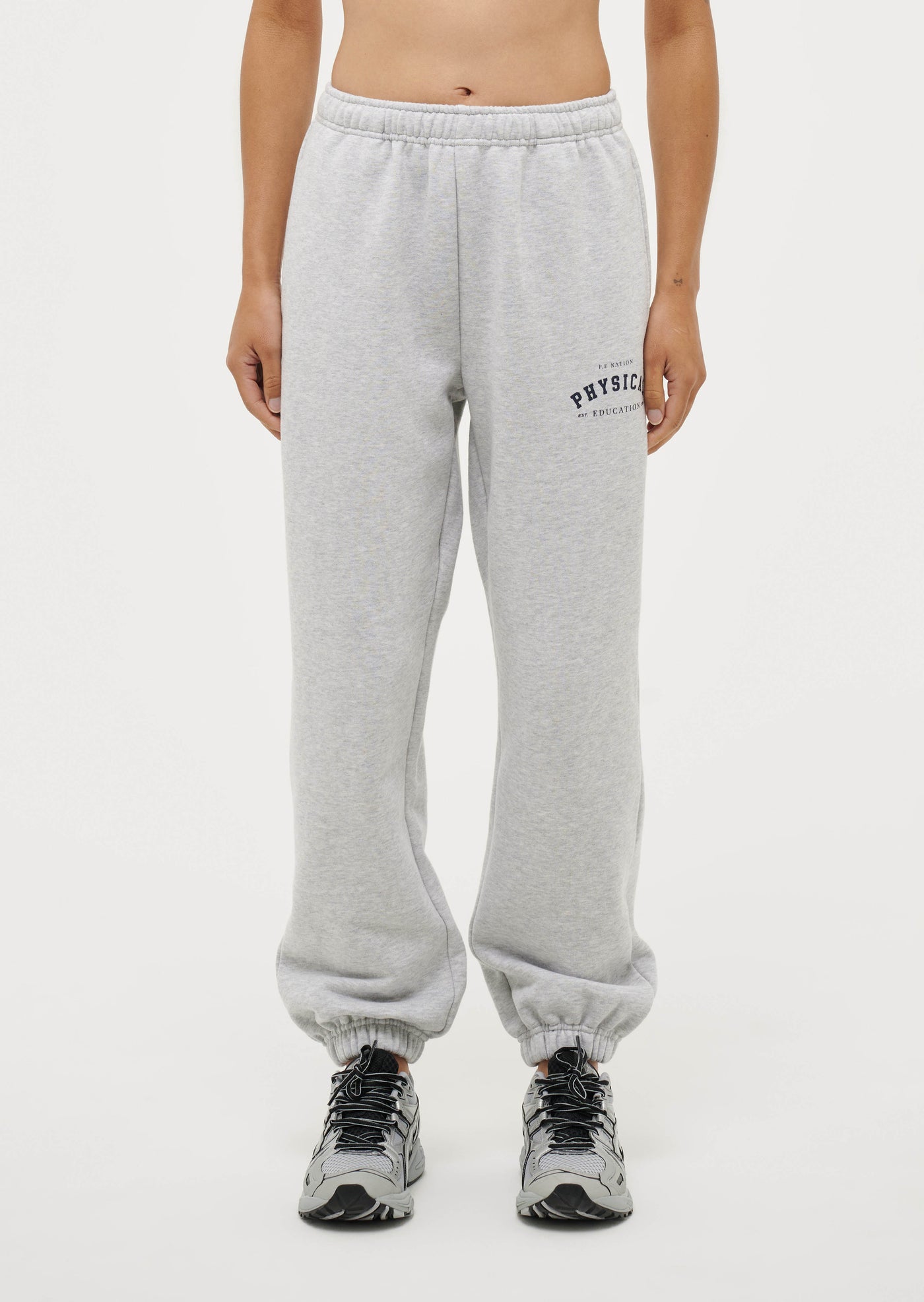 PHYSICAL TRACKPANT IN GREY MARL