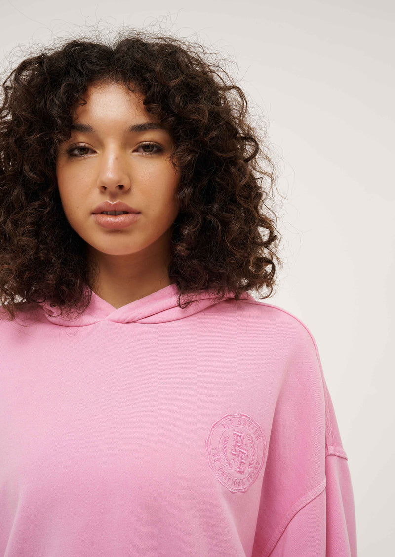 Alpha Hoodie Washed Prism Pink P.E Nation