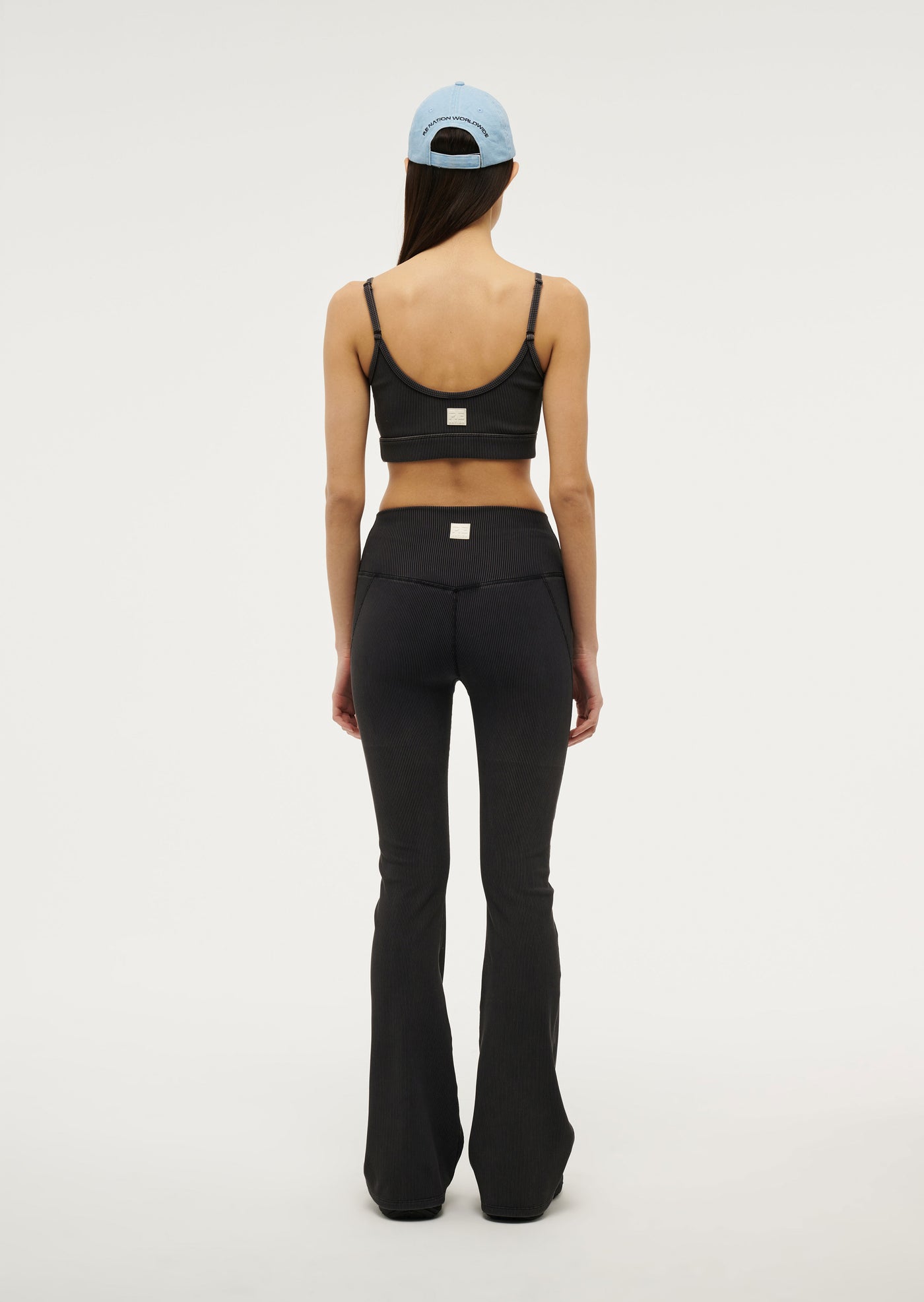 ACTUALISE SPORTS BRA IN WASHED BLACK