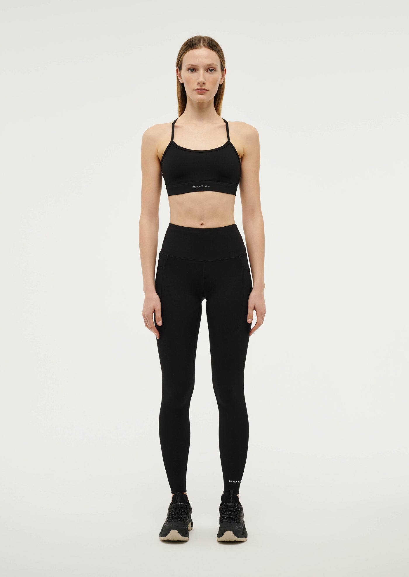 FREQUENCY 7/8 LEGGING IN BLACK