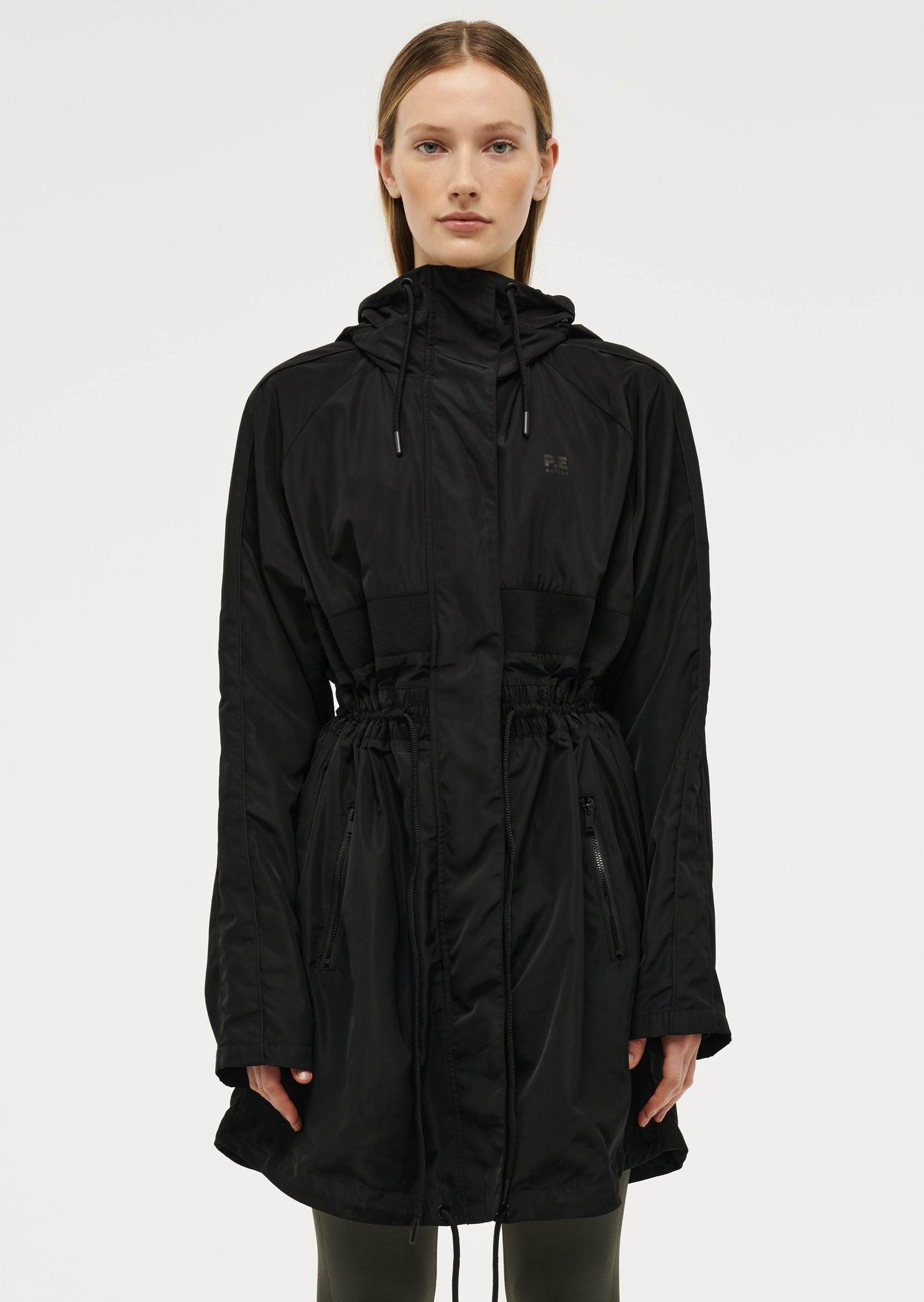 MID-LENGTH MAN DOWN JACKET IN BLACK