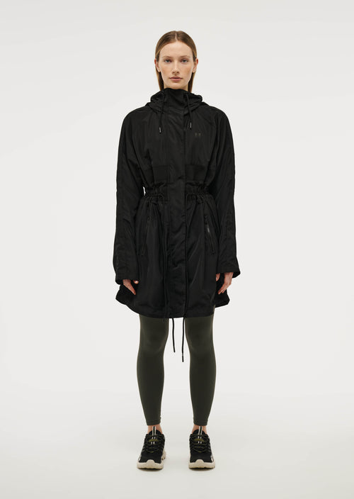 MID-LENGTH MAN DOWN JACKET IN BLACK
