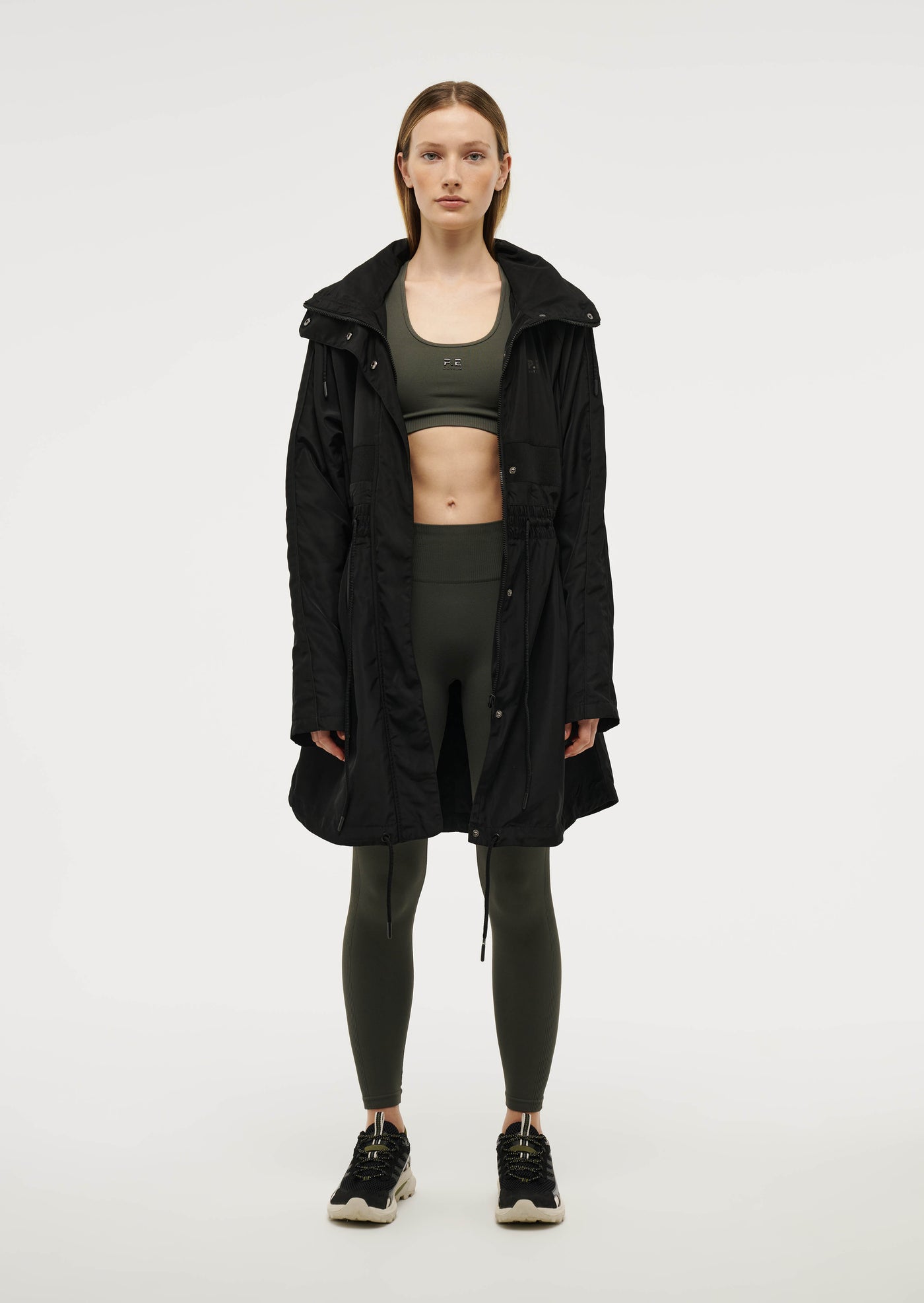 MID-LENGTH MAN DOWN JACKET IN BLACK