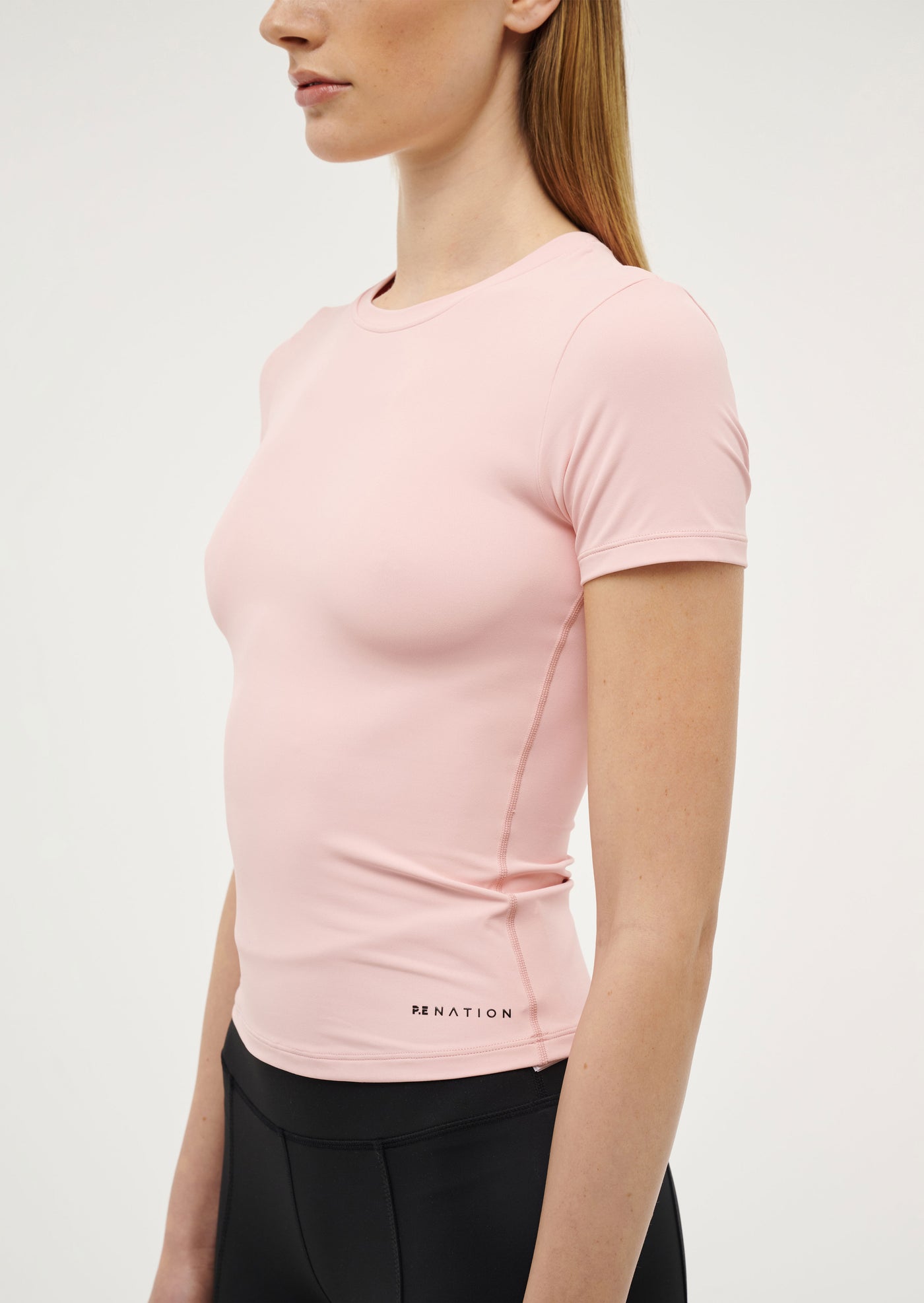 FOUNDATION SHORT SLEEVE TEE IN CRYSTAL ROSE