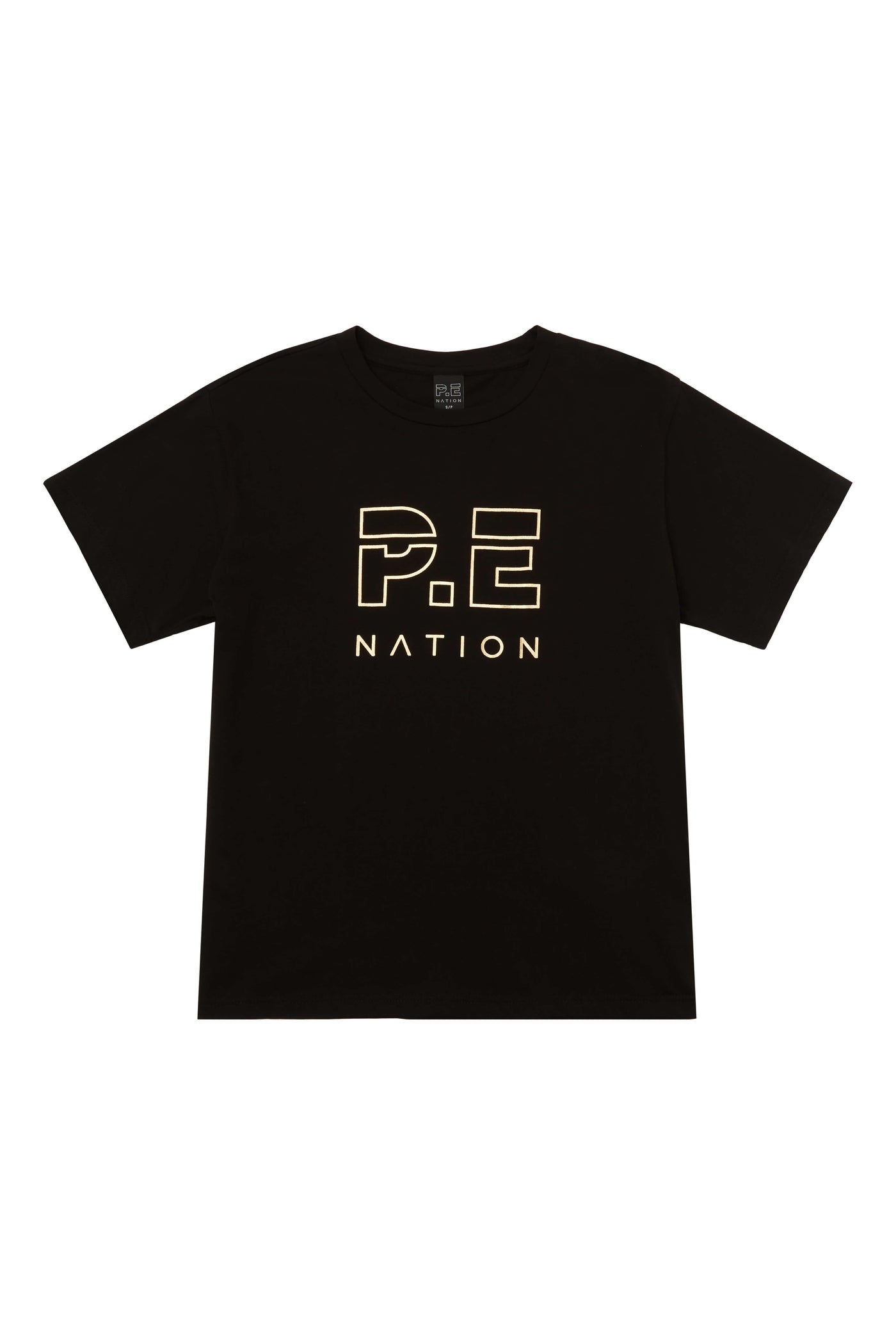 HEADS UP TEE IN BLACK