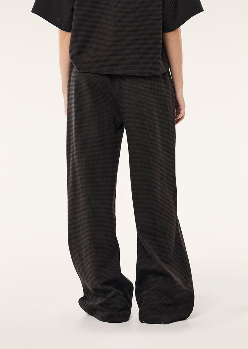PRINTEMPS WAFFLE TRACKPANT IN LICORICE
