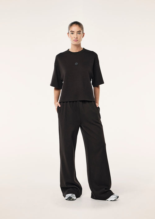 PRINTEMPS WAFFLE TRACKPANT IN LICORICE