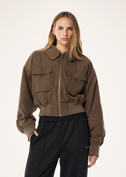 PURSUIT BOMBER IN WALNUT BY P.E NATION