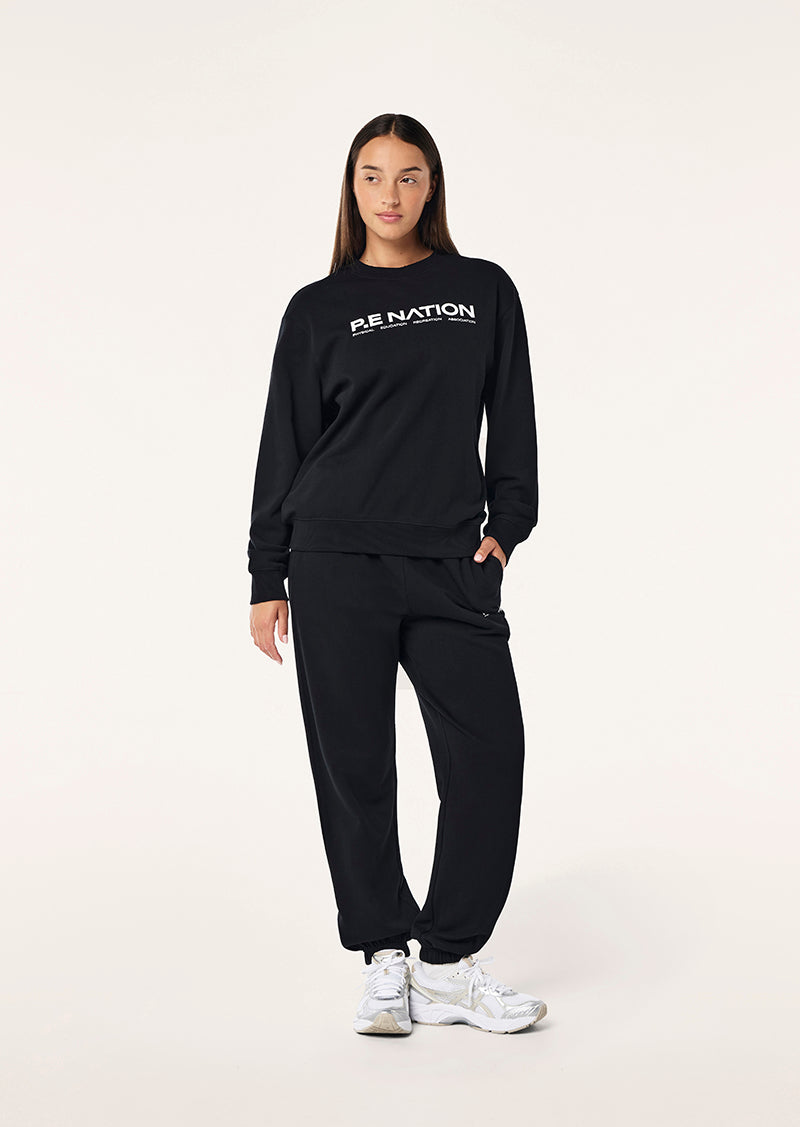 QUALIFY TRACKPANT IN BLACK