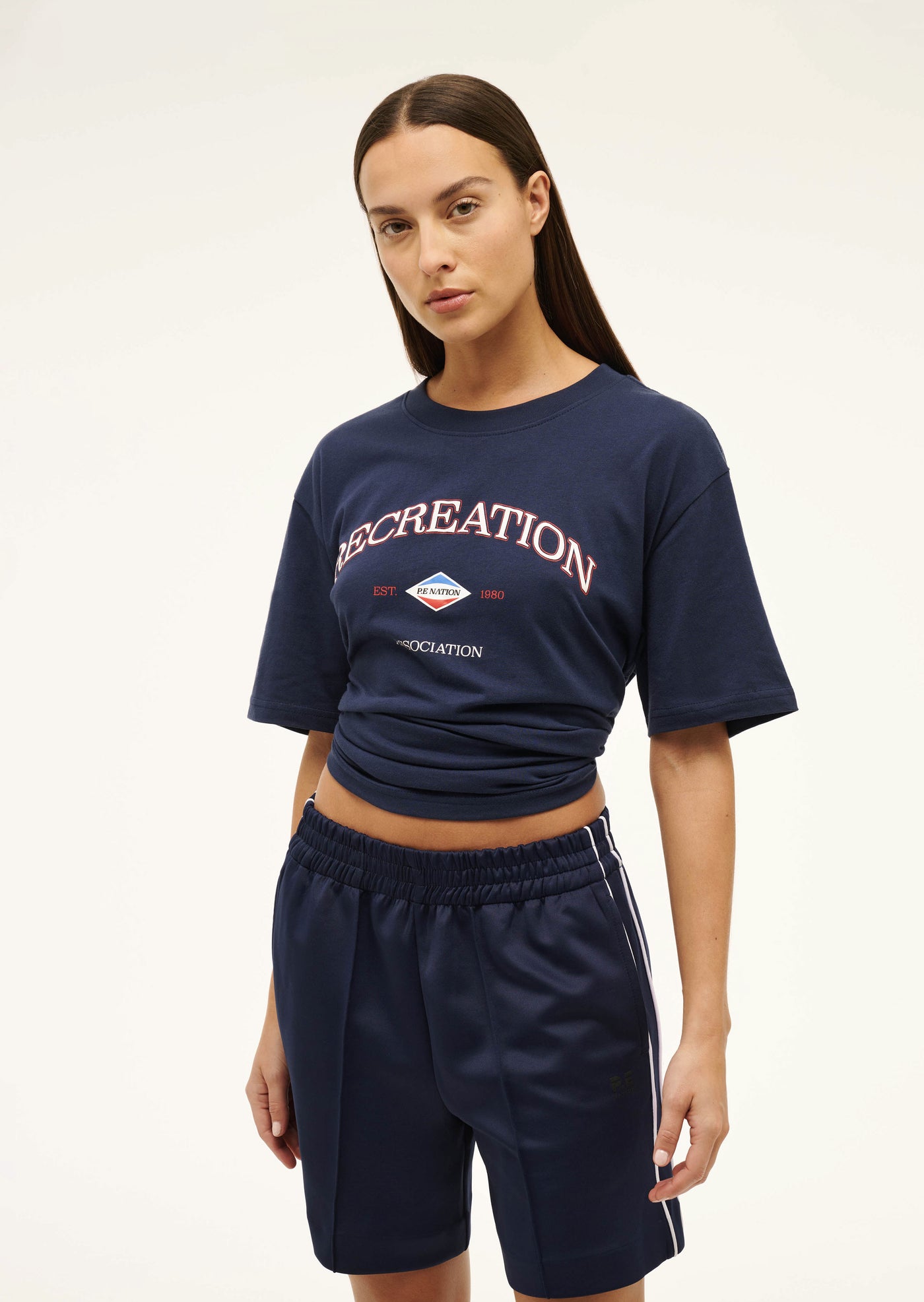 RECREATION TEE IN DARK NAVY