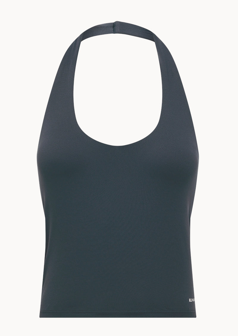 RESET HALTER TANK IN MARINE BLUE BY P.E NATION, WOMEN'S ATHLEISURE TANKS