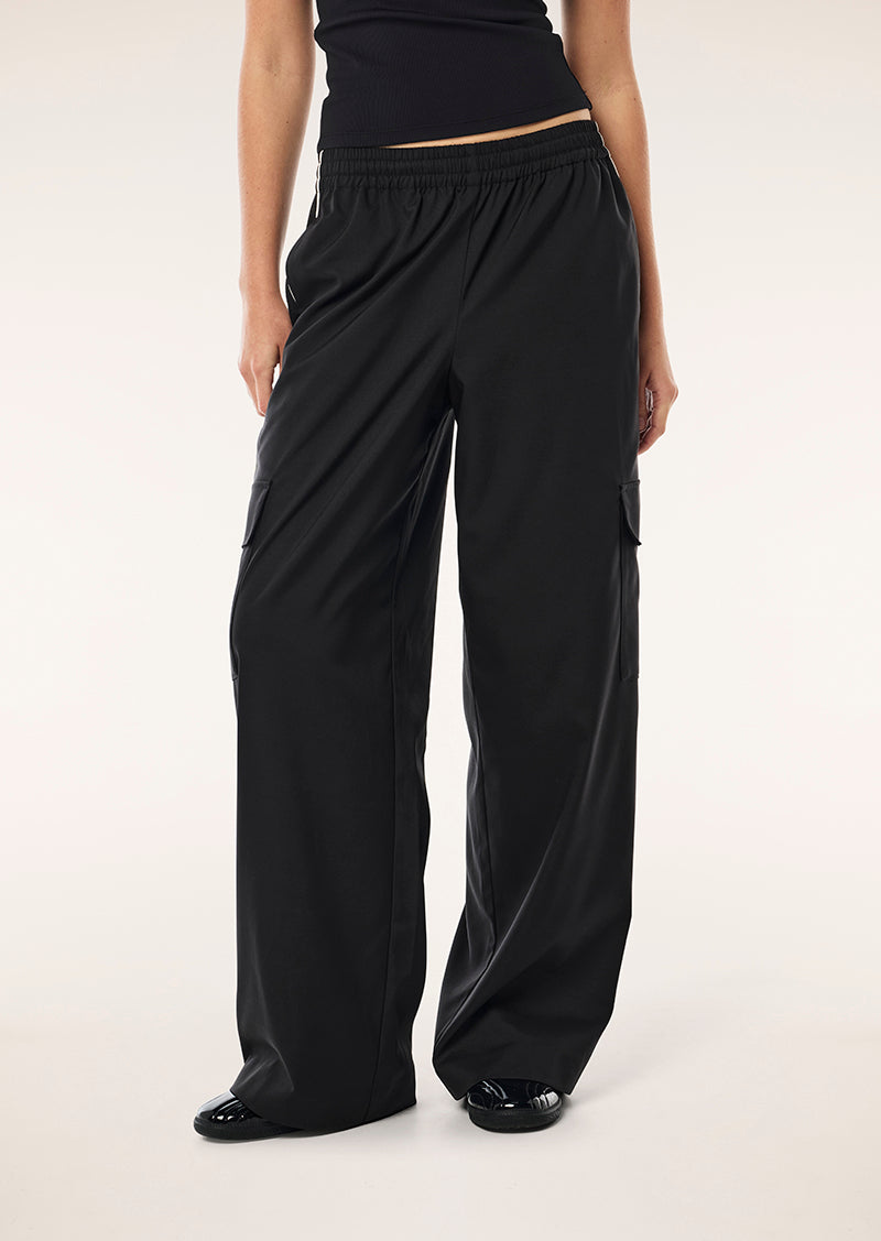 RESIDENCY PANT IN BLACK BY P.E NATION, WOMENS ATHLEISURE STREETWEAR PANT BLACK
